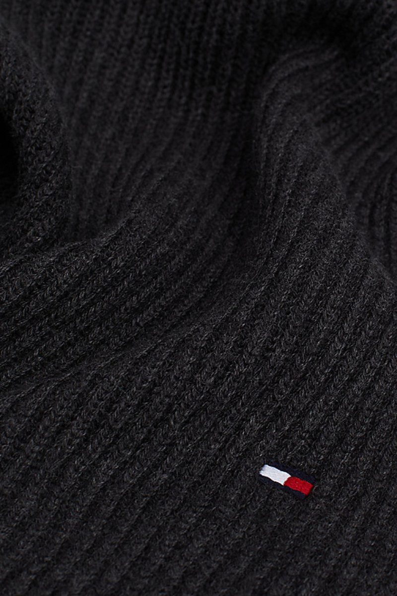 Tommy Hilfiger Flag Pima Scarf Charcoal