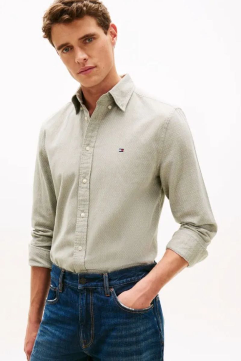 Tommy Hilfiger Flex Dobby Shirt Artichoke
