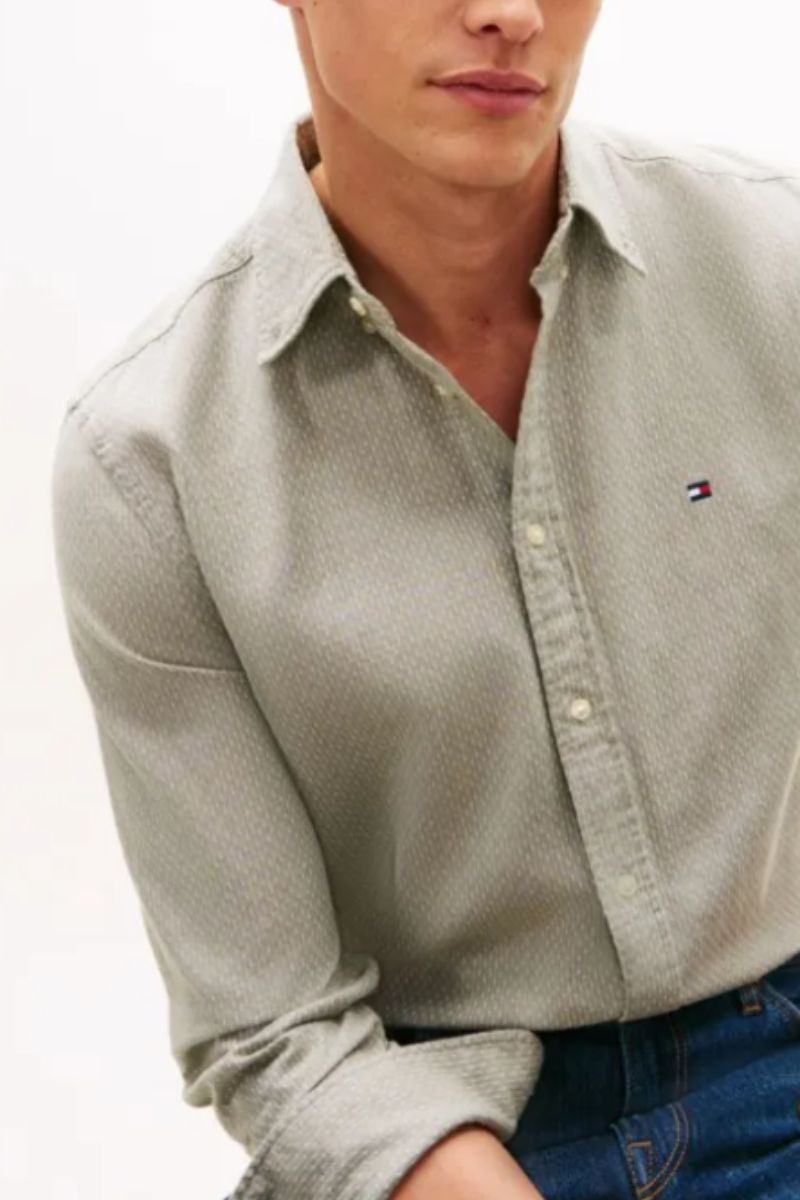 Tommy Hilfiger Flex Dobby Shirt Artichoke