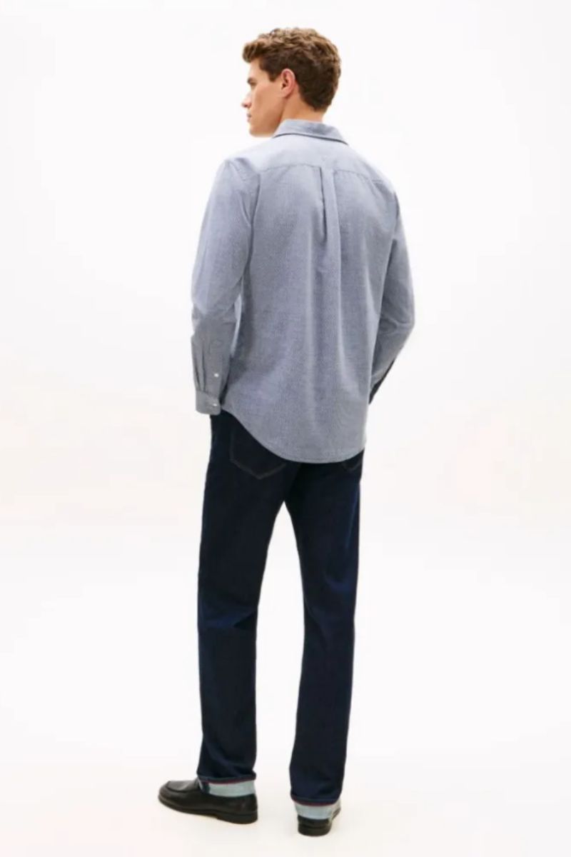 Tommy Hilfiger Flex Dobby Shirt Carbon Navy
