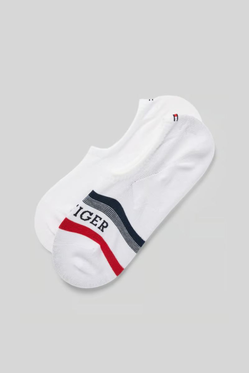 Tommy Hilfiger Footie 2Pack Socks White