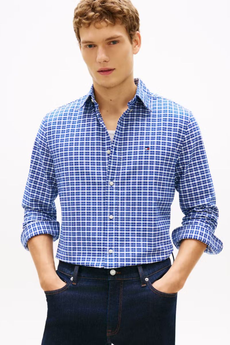 Tommy Hilfiger Heritage Oxford Shirt Wedge Blue