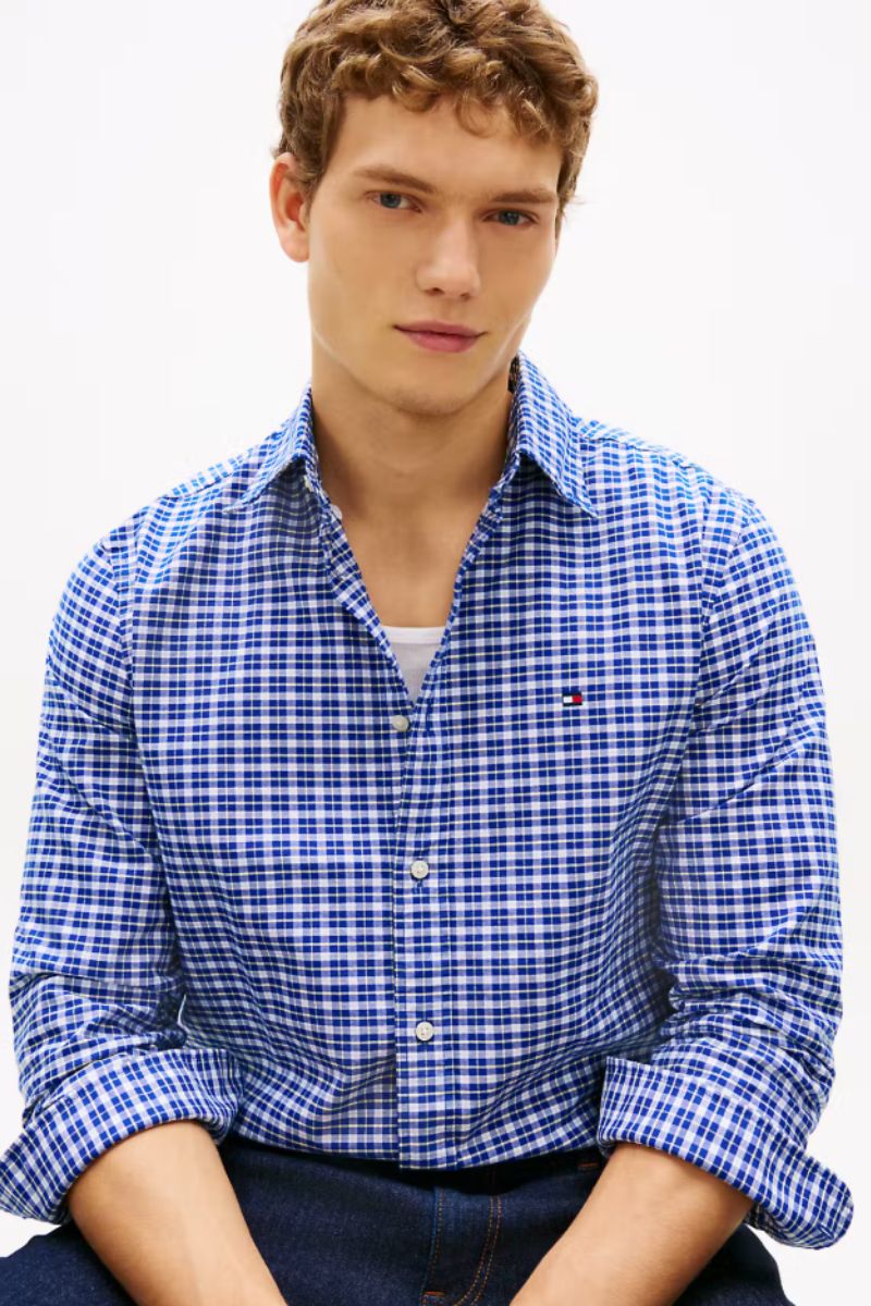 Tommy Hilfiger Heritage Oxford Shirt Wedge Blue
