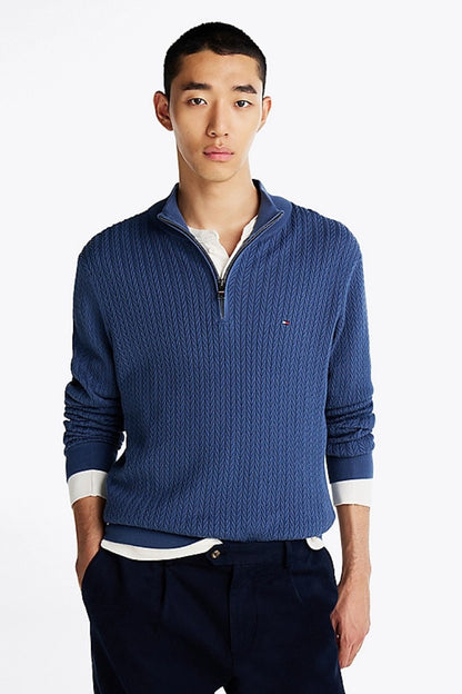 Tommy Hilfiger 37401 Herringbone 1/4 Zip