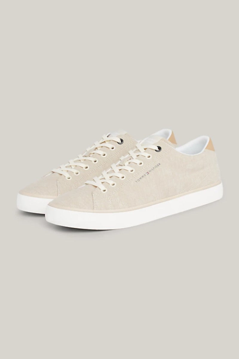 Tommy Hilfiger Hi Vulc Chambray Trainers Calico