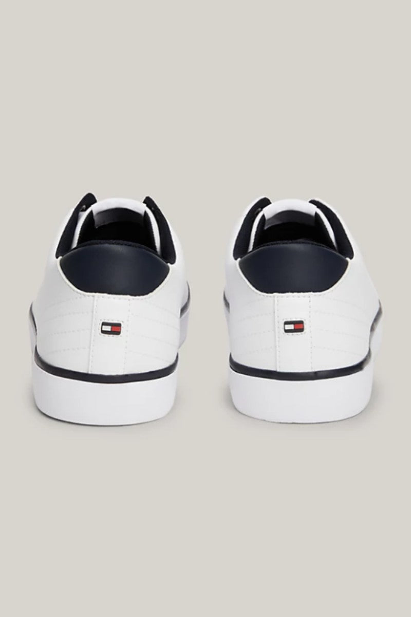 Tommy Hilfiger Hi Vulc Leather Trainers White