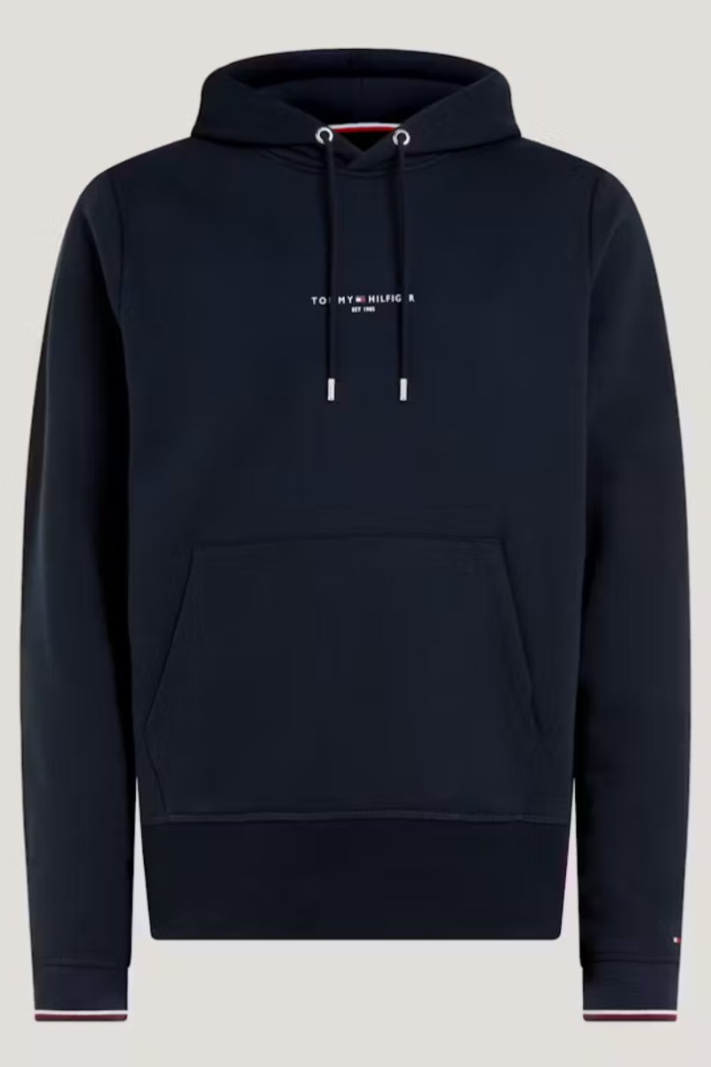 Tommy Hilfiger Logo Hood Tipped Navy