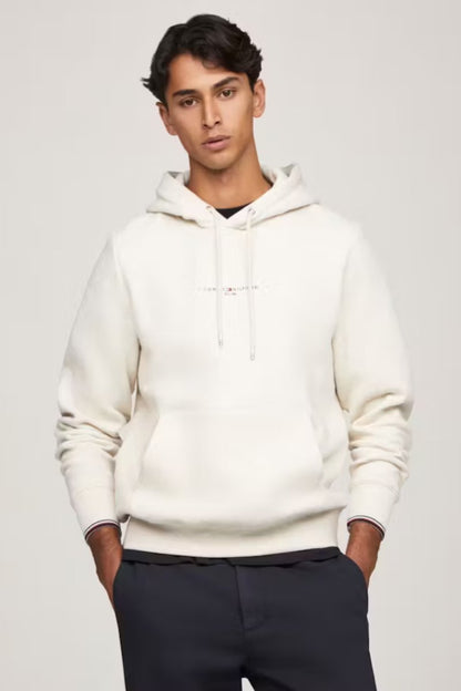 Tommy Hilfiger Logo Hood Tipped Oatmilk