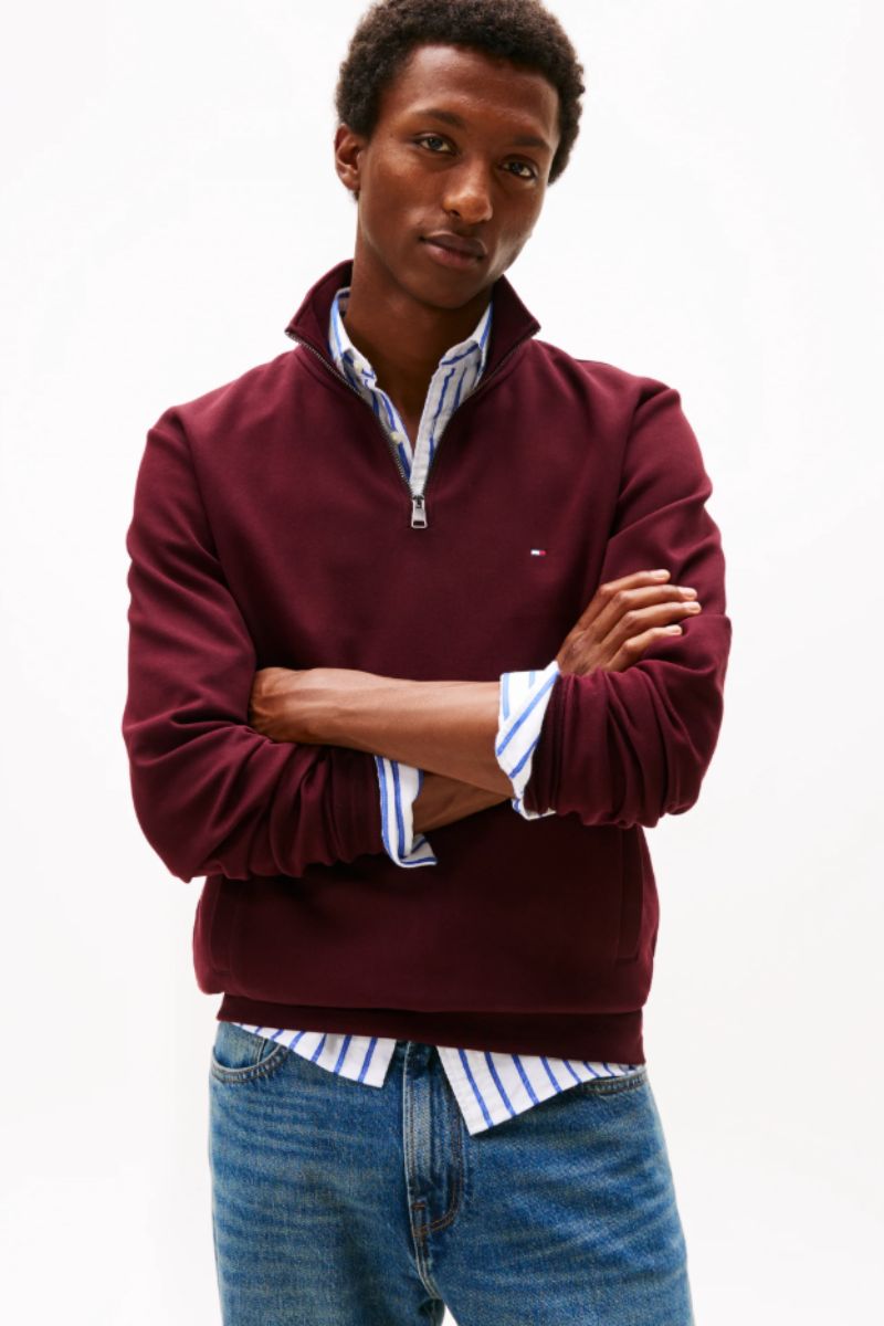 Tommy Hilfiger Ess Intechno Sweatshirt Burgundy