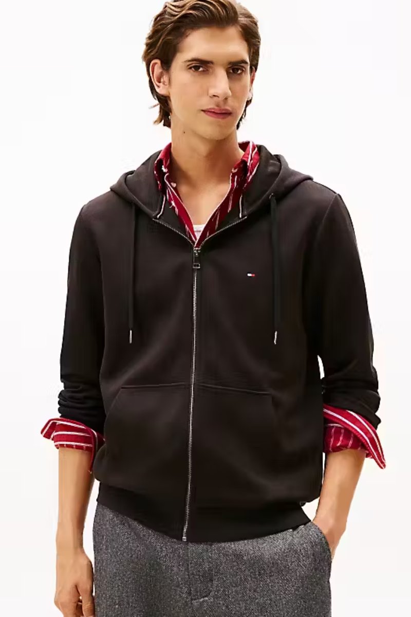 Tommy Hilfiger Essential Intechno Full Zip Black