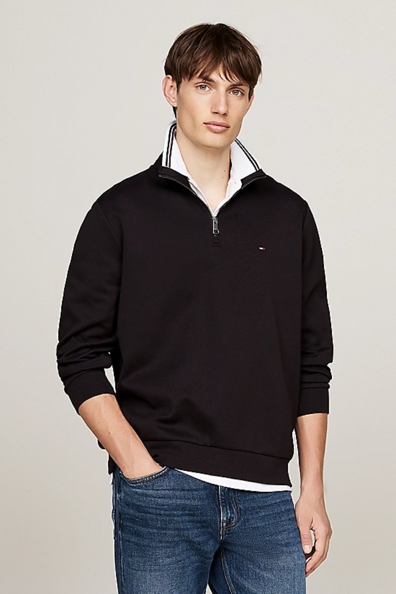 Tommy Hilfiger Intechno 1/4 Zip Black