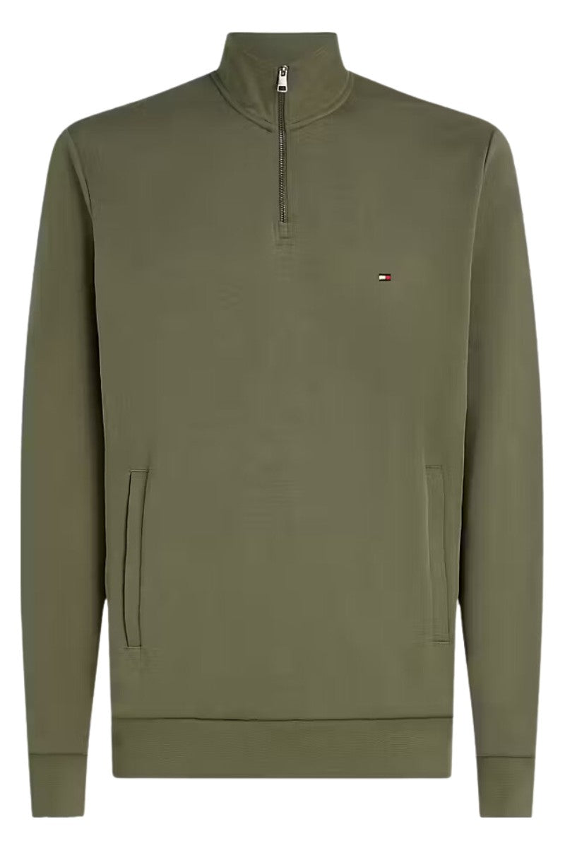 Tommy Hilfiger Intechno 1/4 Zip Green