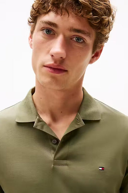 Tommy Hilfiger Liquid Cotton Polo Battle Green