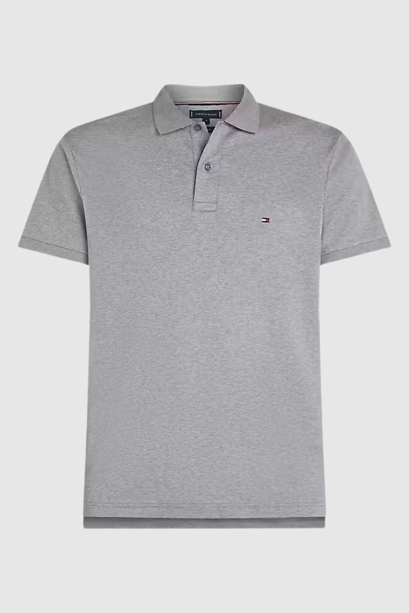 Tommy Hilfiger Liquid Cotton Polo Grey Heather