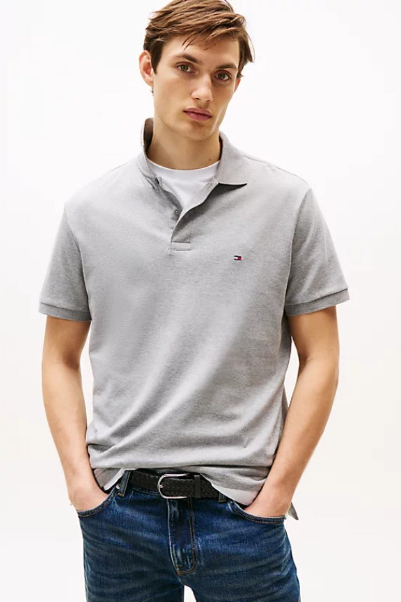 Tommy Hilfiger Liquid Cotton Polo Light Grey
