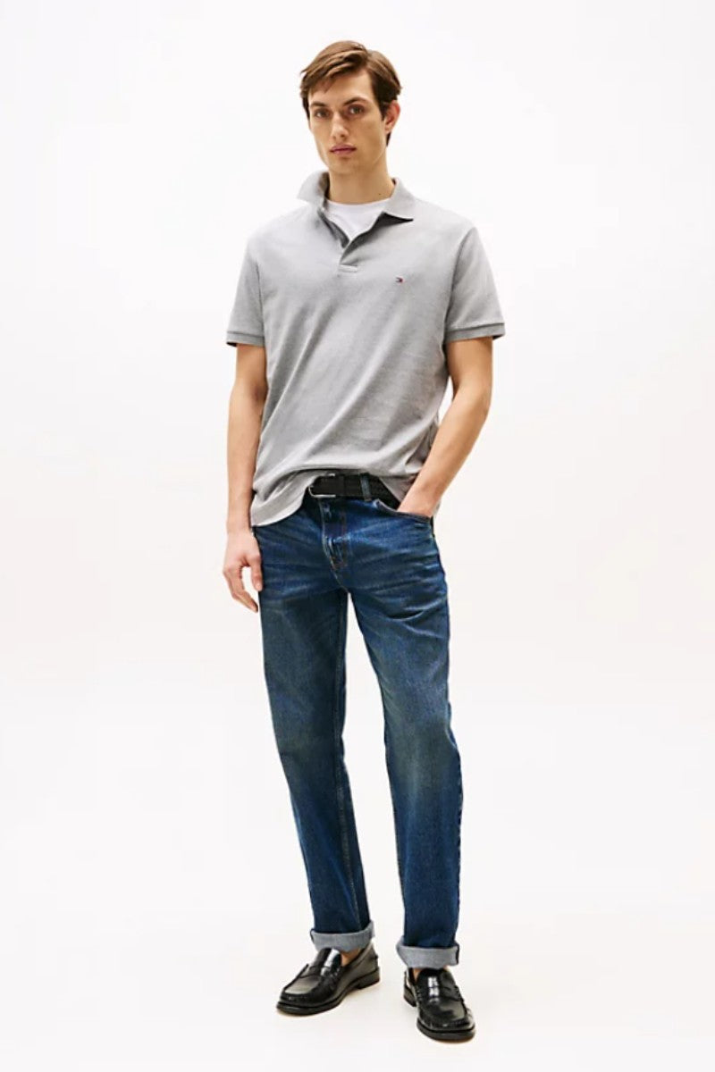 Tommy Hilfiger Liquid Cotton Polo Light Grey