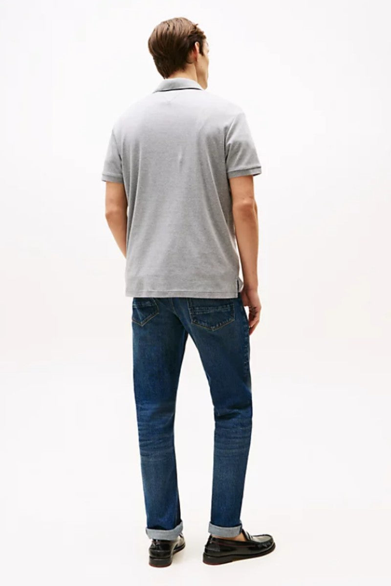 Tommy Hilfiger Liquid Cotton Polo Light Grey