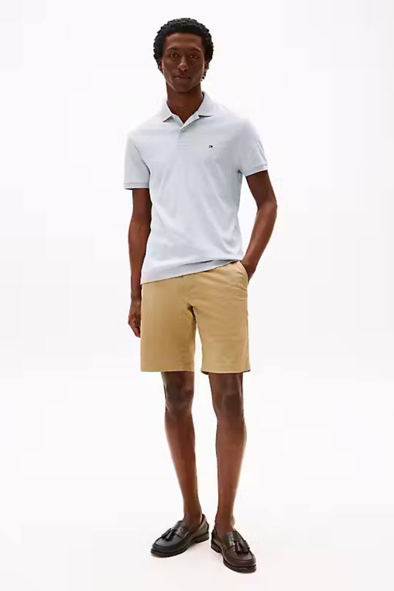 Tommy Hilfiger Liquid Cotton Poloshirt Heather Blue