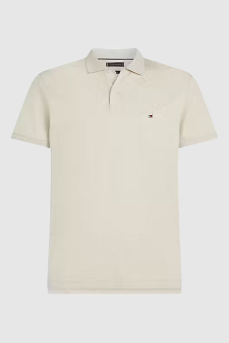 Tommy Hilfiger Liquid Cotton Polo Oatmilk