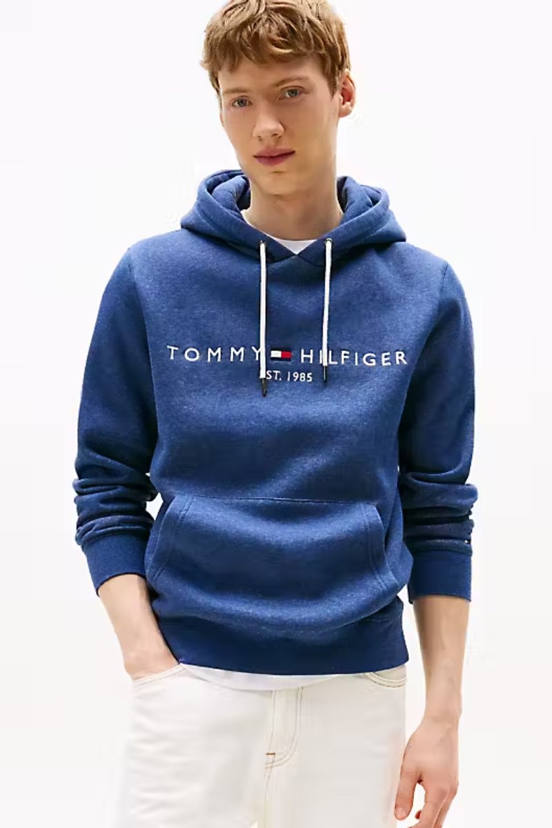 Tommy Hilfiger Tommy Logo Hoodie Sea