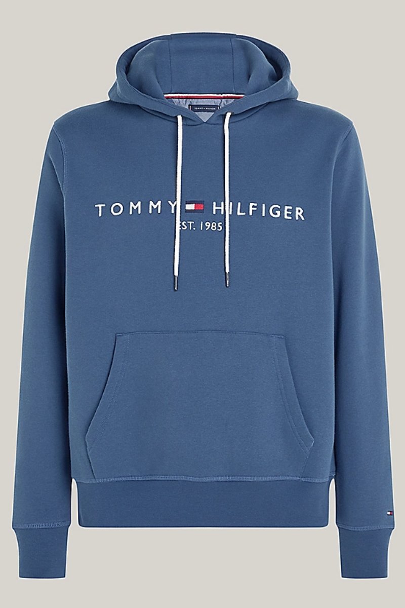 Tommy Hilfiger Logo Hoody Blue