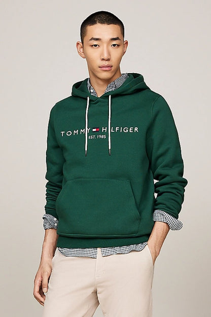 Tommy Hilfiger Logo Hoody Green