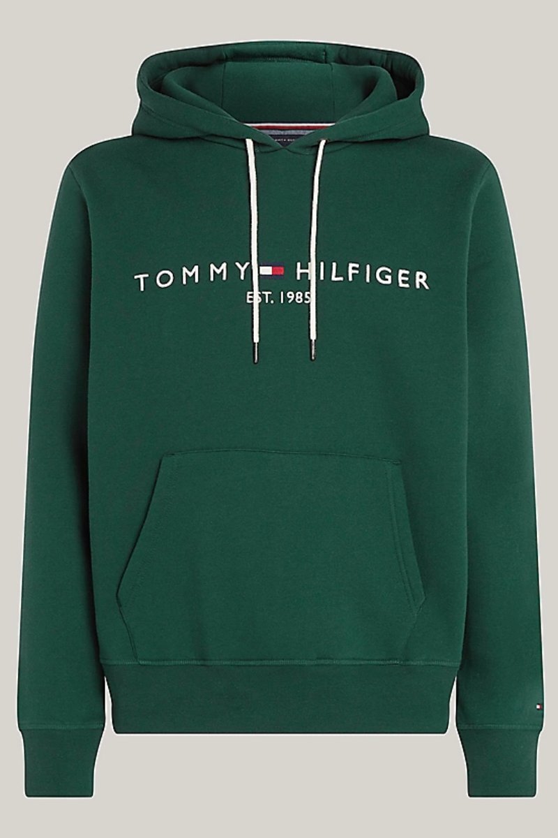 Tommy Hilfiger Logo Hoody Green