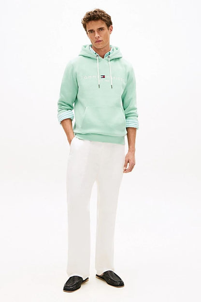 Tommy Hilfiger Logo Hoodie Crush Mint