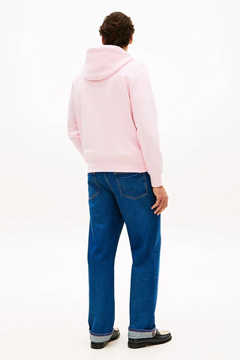 Tommy Hilfiger Logo Hoodie Pink Lily