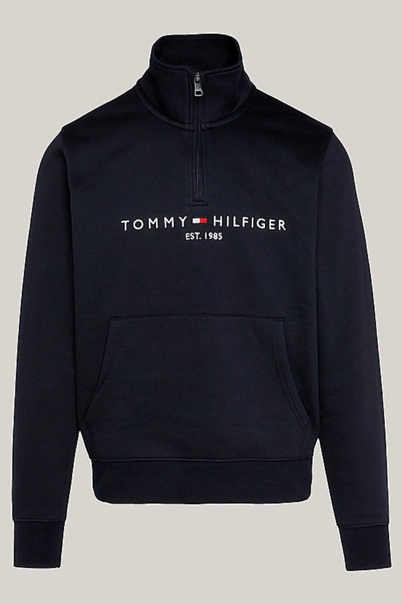 Tommy Hilfiger Logo Mockneck Navy