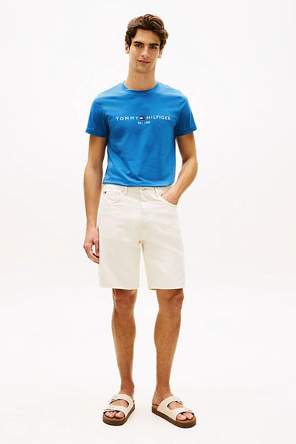 Tommy Hilfiger Logo T-Shirt Blue Orbit