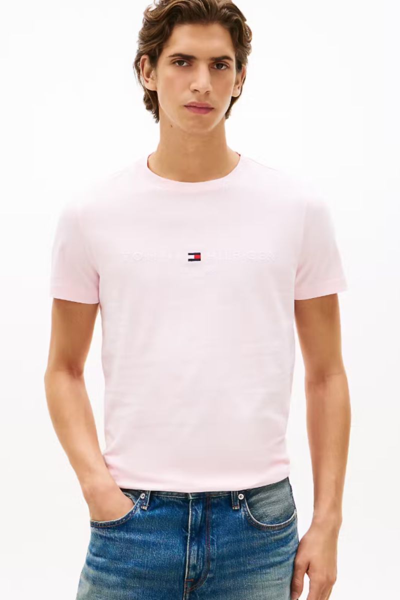 Tommy Hilfiger Logo T-Shirt Pink