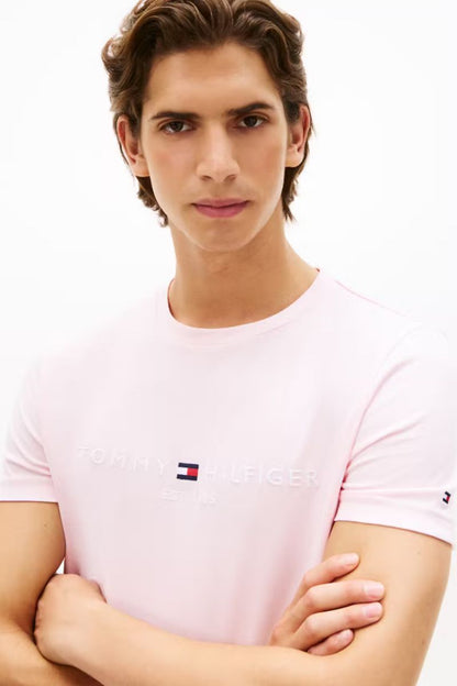 Tommy Hilfiger Logo T-Shirt Pink