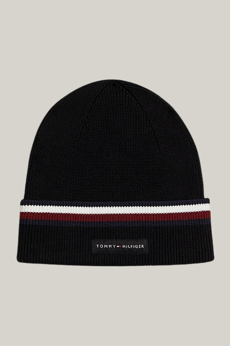 Tommy Hilfiger Corp Love Beanie Black