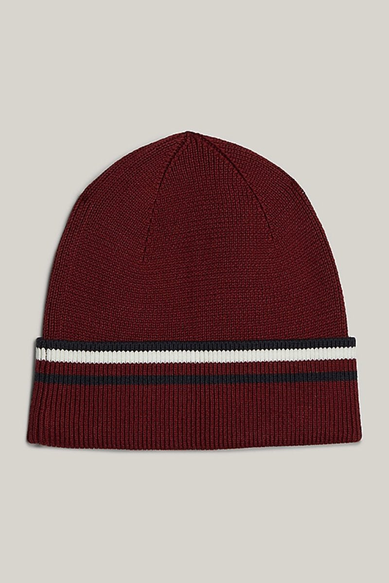 Tommy Hilfiger Corp Love Beanie Rouge