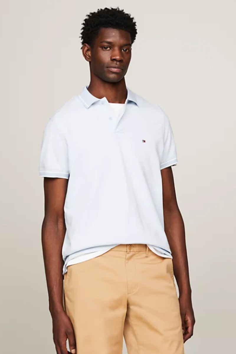Tommy Hilfiger Monotype Oxford Collar Polo Blue