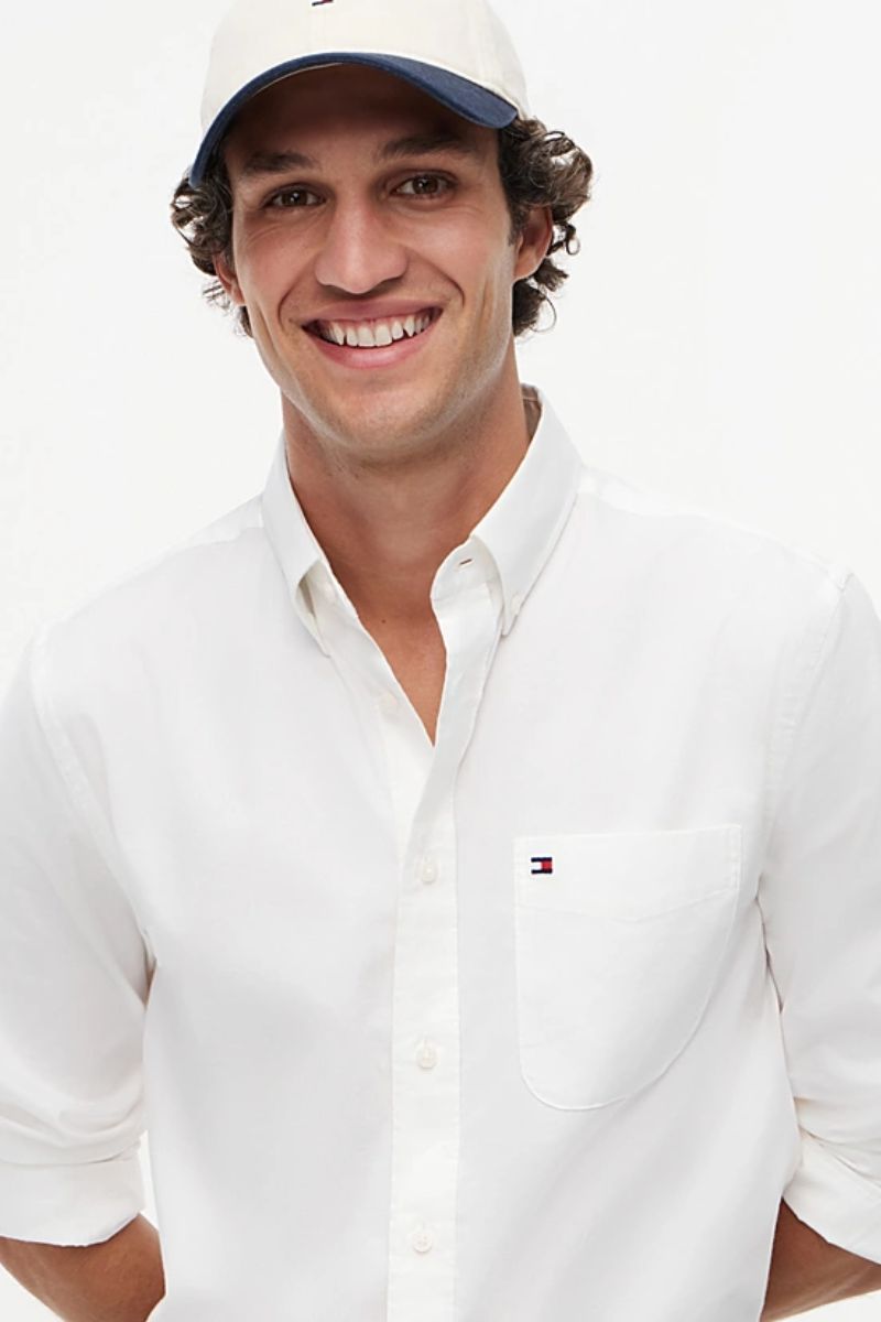 Tommy Hilfiger 42287 Oxford Solid Shirt White