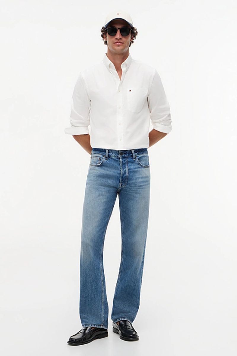 Tommy Hilfiger 42287 Oxford Solid Shirt White