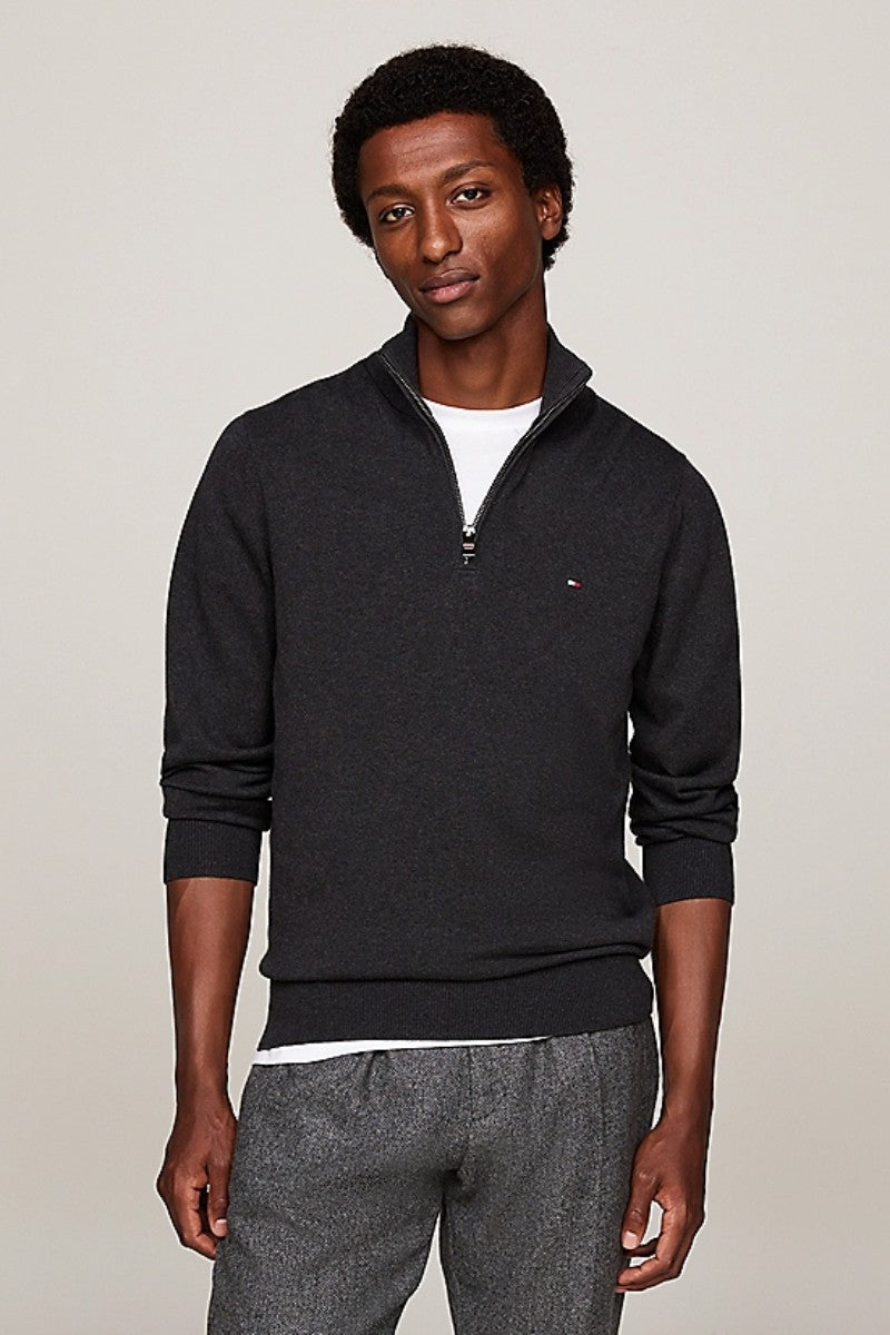 Tommy Hilfiger Pima Cotton Cashmere Half Zip