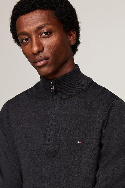 Tommy Hilfiger Pima Cotton Cashmere Half Zip