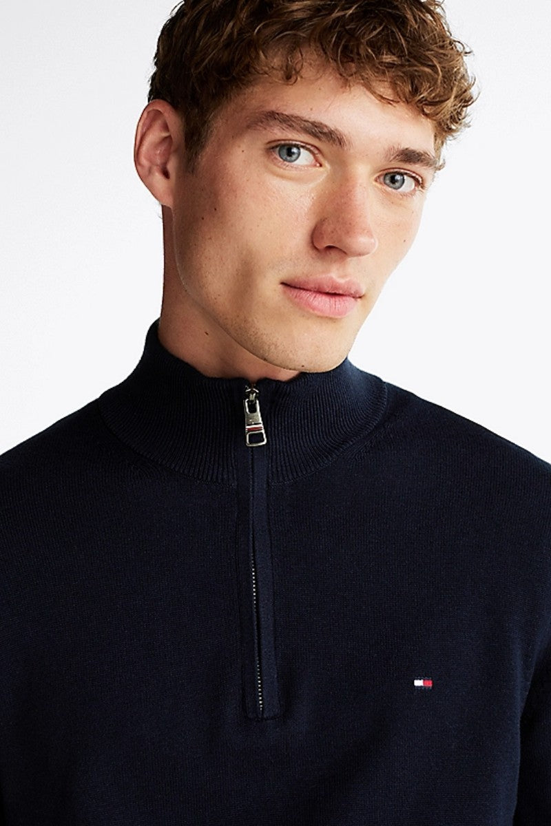 Tommy Hilfiger Pima Cotton Cashmere Half Zip