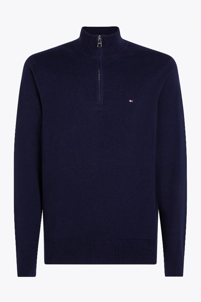 Tommy Hilfiger Pima Cotton Cashmere Half Zip