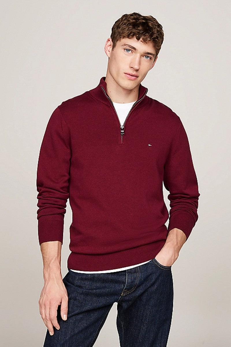 Tommy Hilfiger Pima Cotton Cashmere Half Zip