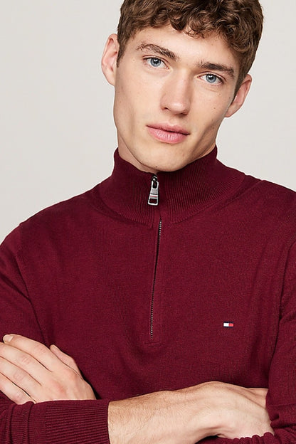 Tommy Hilfiger Pima Cotton Cashmere Half Zip