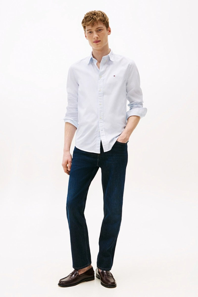 Tommy Hilfiger Flex Poplin Mini Shirt Optic White
