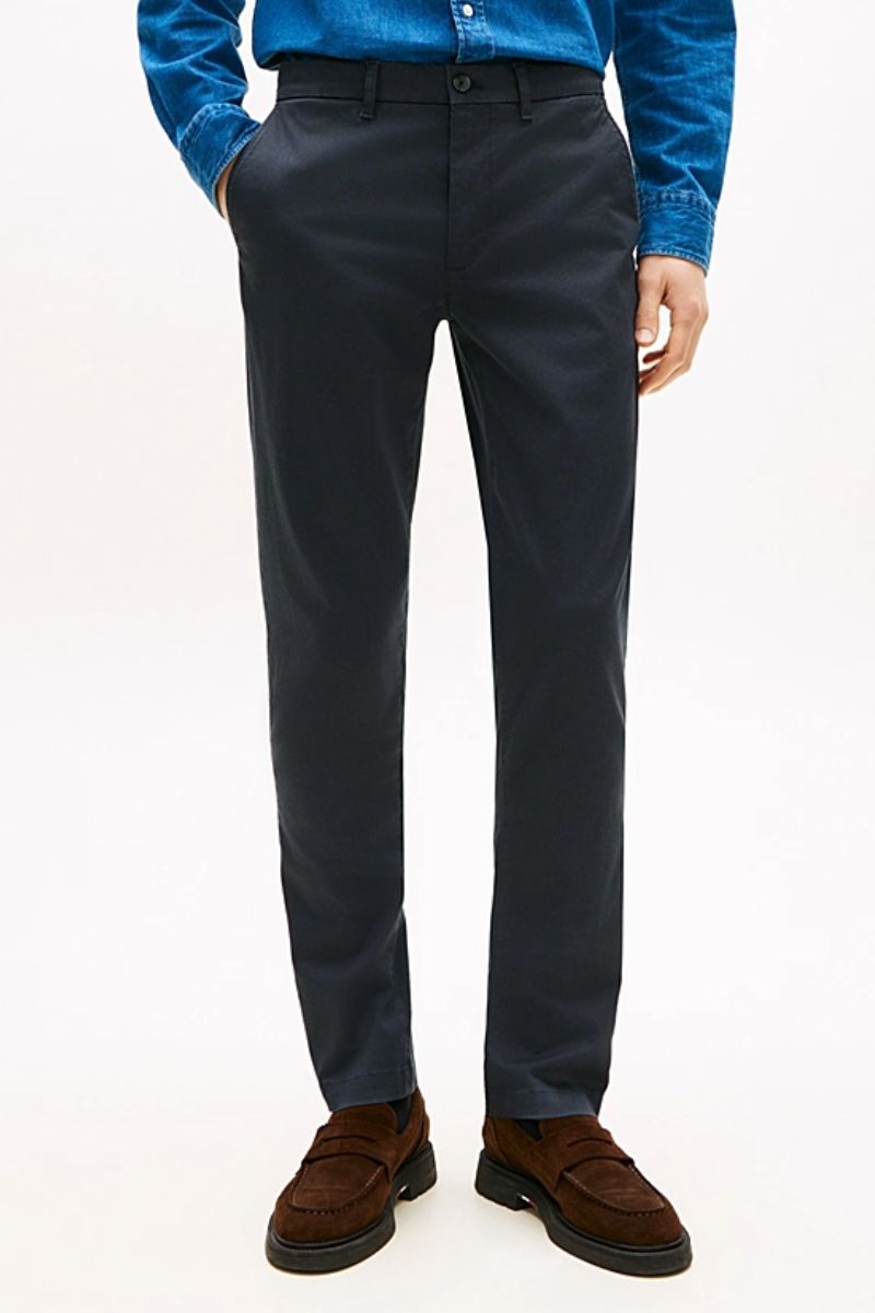 Tommy Hilfiger Bleeker Print Slim Chino Navy