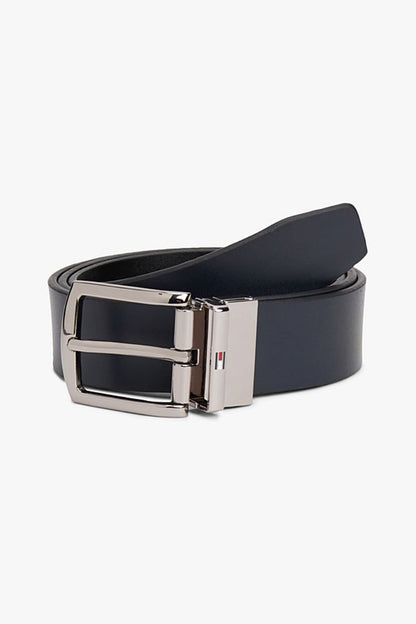 Tommy Hilfiger 13012 Denton Reversible Belt Navy Black