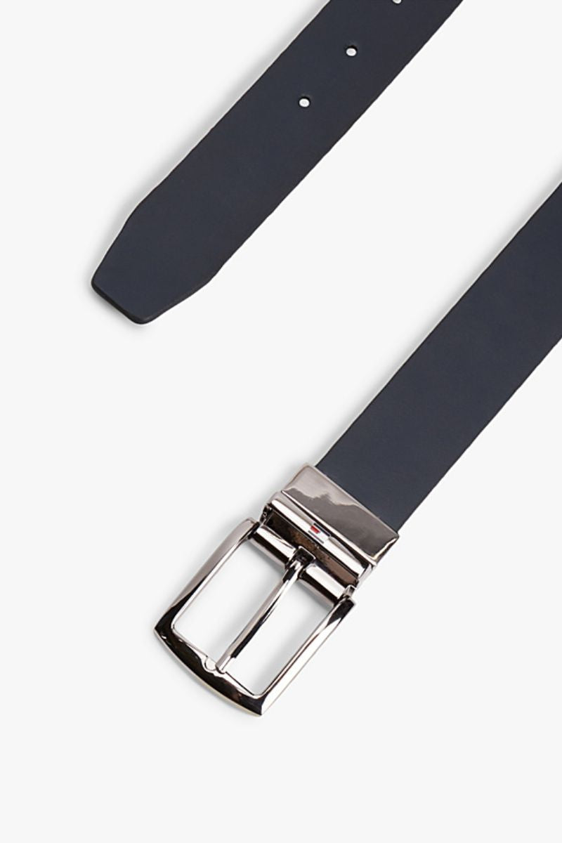 Tommy Hilfiger 13012 Denton Reversible Belt Navy Black