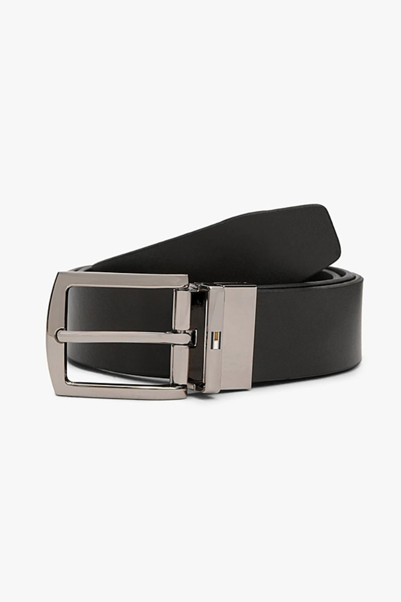 Hilfiger 13012 Denton Reversible Belt Brown Black
