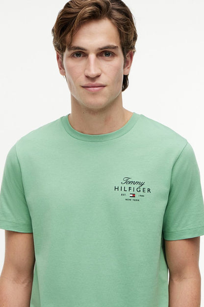Tommy Hilfiger Script Stack T-Shirt Cut Grass